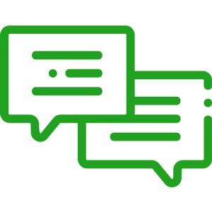 Speech bubbles icon