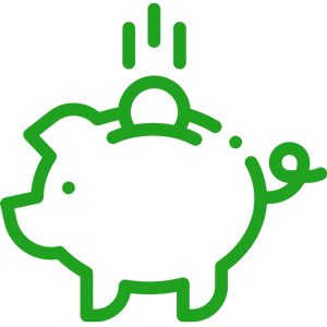 Piggy bank icon